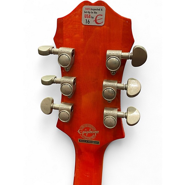 Used Epiphone Emperor Swingster Sunrise Orange Hollow Body Electric Guitar