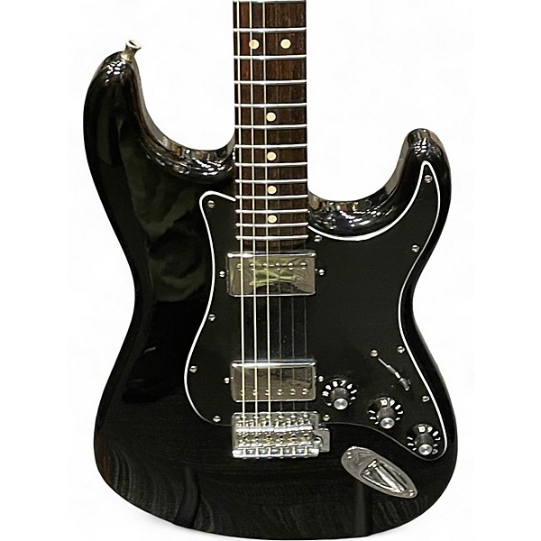 Used Fender Blacktop Stratocaster HH Black Solid Body Electric Guitar