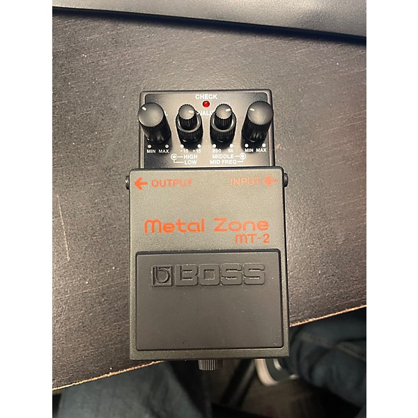 Used BOSS MT2 Metal Zone Distortion Effect Pedal