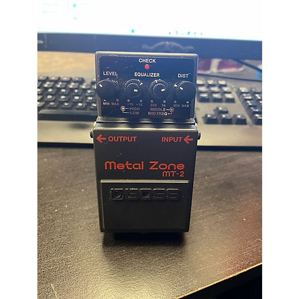 Used BOSS MT2 Metal Zone Distortion Effect Pedal
