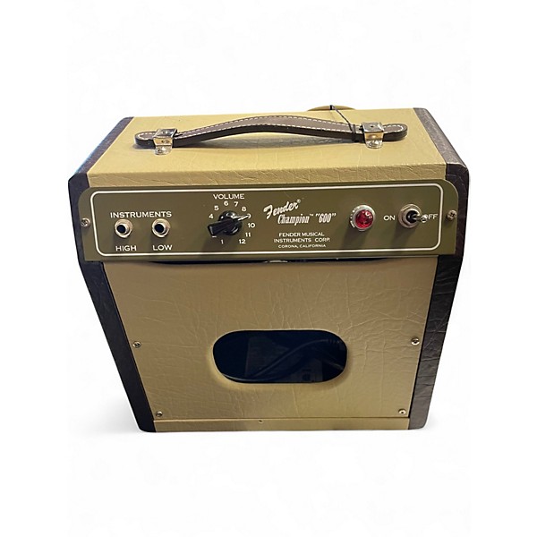 Used Fender Champion 600 5W 1X6 Tube Guitar Combo Amp