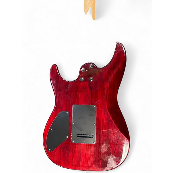 Used Laguna LE422 Trans Red Solid Body Electric Guitar