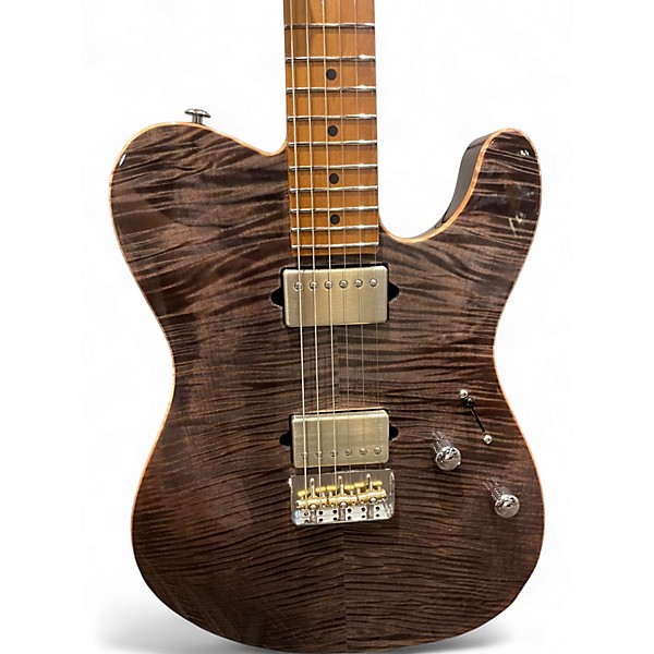 Used Suhr CLASSIC T CUSTOM TRANS CHARCOAL Solid Body Electric Guitar