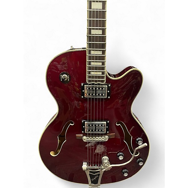 Used Epiphone Swingster Burgundy Hollow Body Electric Guitar