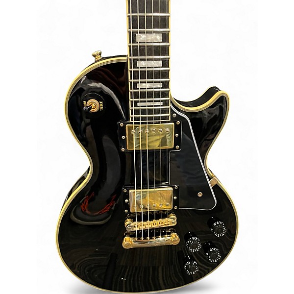 Used Epiphone Les Paul Custom Pro BLACK Solid Body Electric Guitar