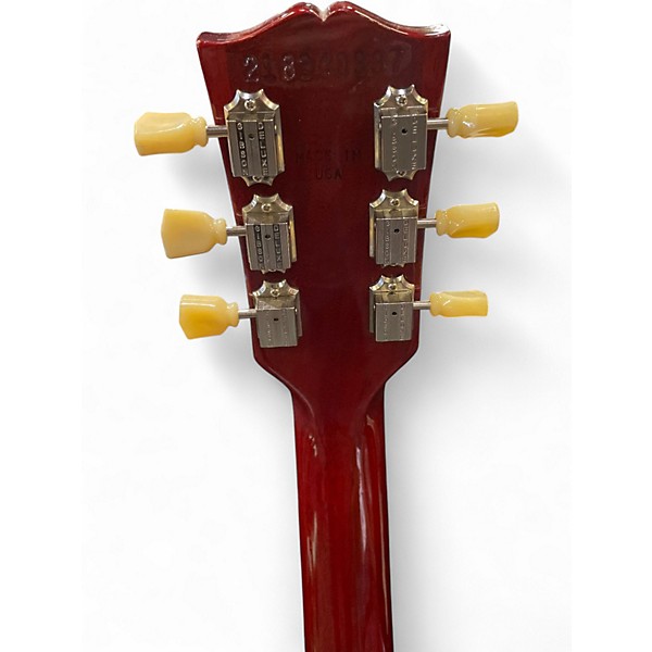 Used 2021 Gibson Les Paul Studio Cherry Sunburst Solid Body Electric Guitar