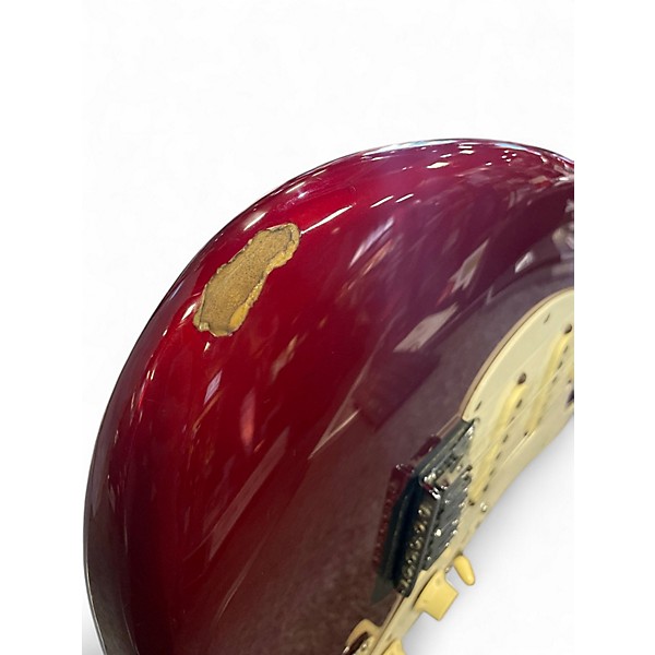 Used 1983 Fender AMERICAN STRATOCASTER Candy Apple Red Solid Body Electric Guitar
