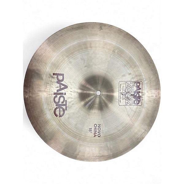 Used Paiste 18in Novo China Cymbal
