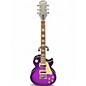 Used Epiphone Les Paul Classic Worn Purple Solid Body Electric Guitar thumbnail