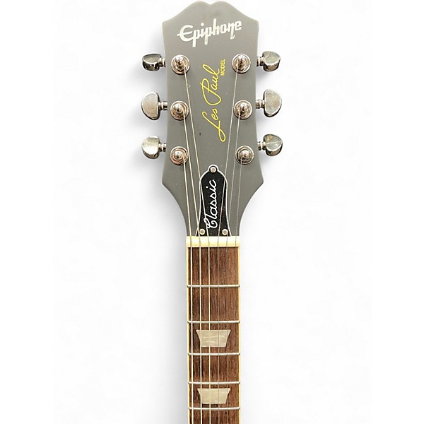 Used Epiphone Les Paul Classic Worn Purple Solid Body Electric Guitar
