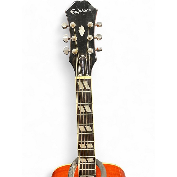 Used Epiphone Hummingbird Pro Cherry Sunburst Acoustic Electric Guitar