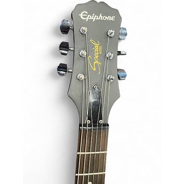 Used Epiphone Les Paul special  Ebony satin Solid Body Electric Guitar