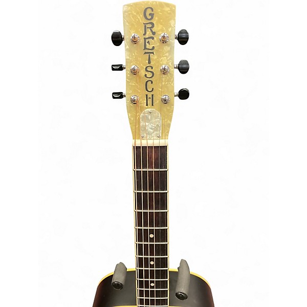 Used Gretsch Guitars G9220 Bobtail Round Neck 2 Color Sunburst Resonator Guitar
