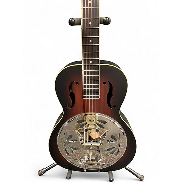 Used Gretsch Guitars G9220 Bobtail Round Neck 2 Color Sunburst Resonator Guitar