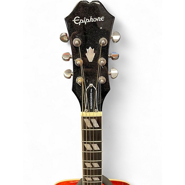 Used Epiphone Hummingbird Pro Cherry Sunburst Acoustic Electric Guitar