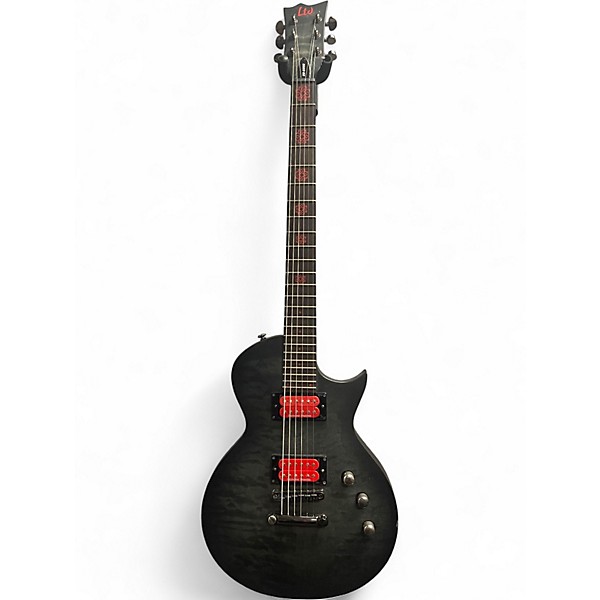 Used ESP LTD BB-600B BEN BURNLEY TRANSPARENT BLACK BURST Baritone Guitars
