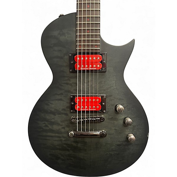 Used ESP LTD BB-600B BEN BURNLEY TRANSPARENT BLACK BURST Baritone Guitars