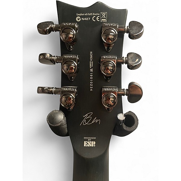 Used ESP LTD BB-600B BEN BURNLEY TRANSPARENT BLACK BURST Baritone Guitars
