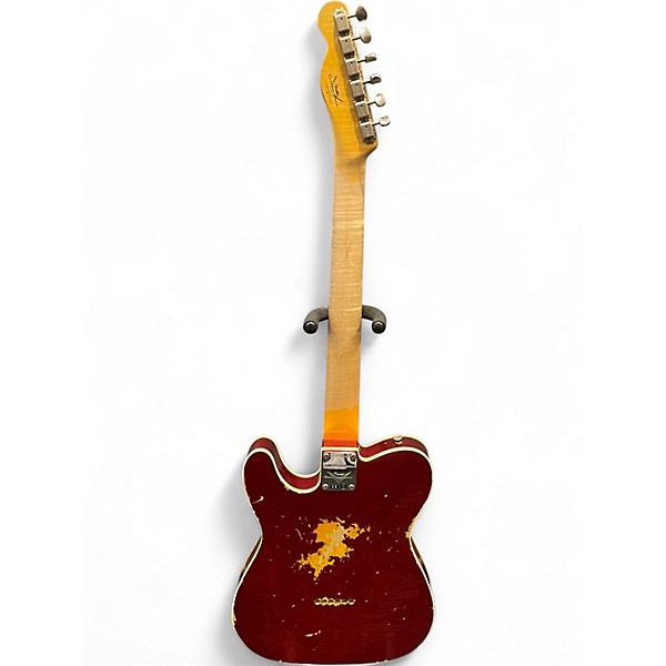 Used Fender LTD 60's Custom Shop Telecaster Heavy Relic Candy Apple Red Solid Body Electric Guitar