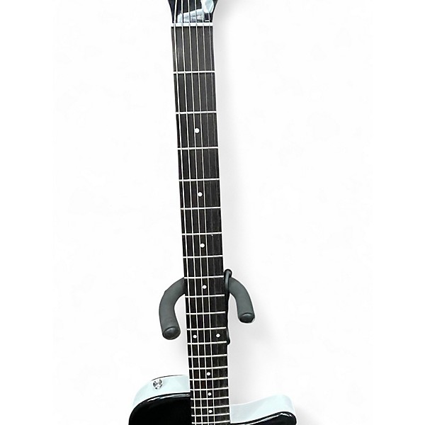 Used Danelectro Baritone Black Hollow Body Electric Guitar