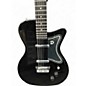 Used Danelectro Baritone Black Hollow Body Electric Guitar
