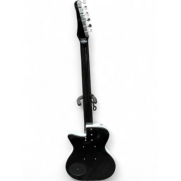 Used Danelectro Baritone Black Hollow Body Electric Guitar