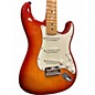 Used Fender American Professional Stratocaster SSS Trans Amber Solid Body Electric Guitar