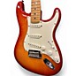 Used Fender American Professional Stratocaster SSS Trans Amber Solid Body Electric Guitar