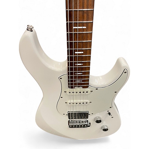 Used Yamaha PACS +12 Pacifica Standard Plus HSS White Solid Body Electric Guitar