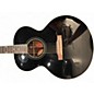 Used 2025 Epiphone J-180 Ebony Acoustic Electric Guitar