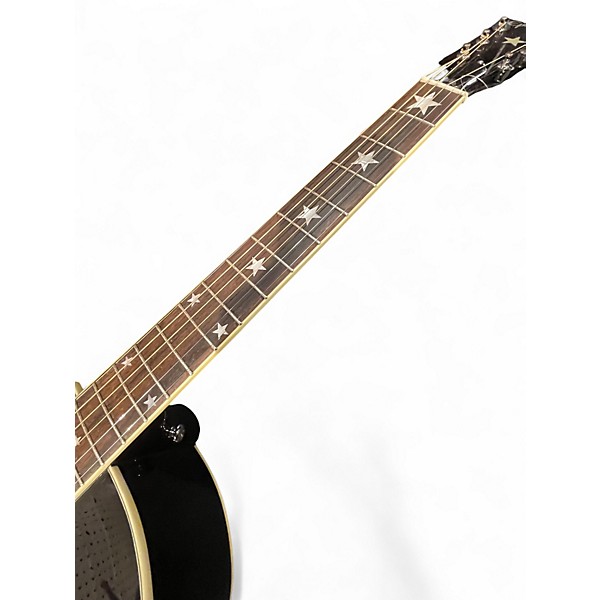 Used 2025 Epiphone J-180 Ebony Acoustic Electric Guitar