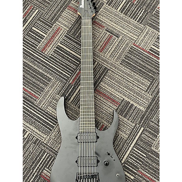 Used Ibanez RGIXL7 Black Solid Body Electric Guitar