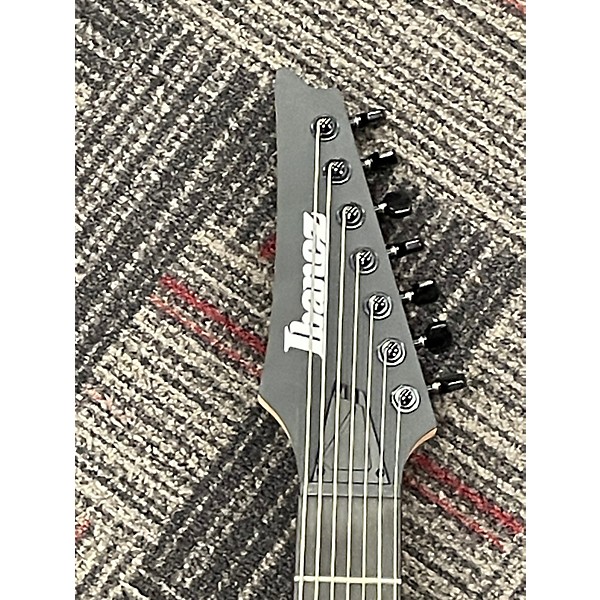 Used Ibanez RGIXL7 Black Solid Body Electric Guitar