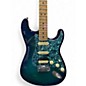 Used 2022 Fender PLAYER II STRATOCASTER Blue Solid Body Electric Guitar