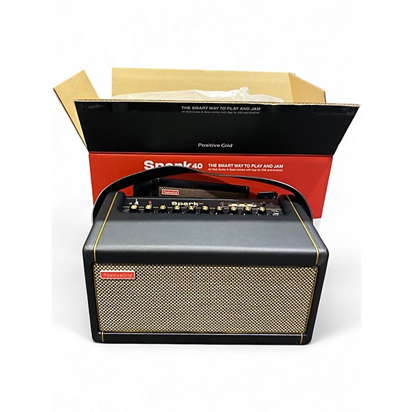 Used Positive Grid spark 40 Guitar Combo Amp