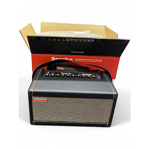 Used Positive Grid spark 40 Guitar Combo Amp