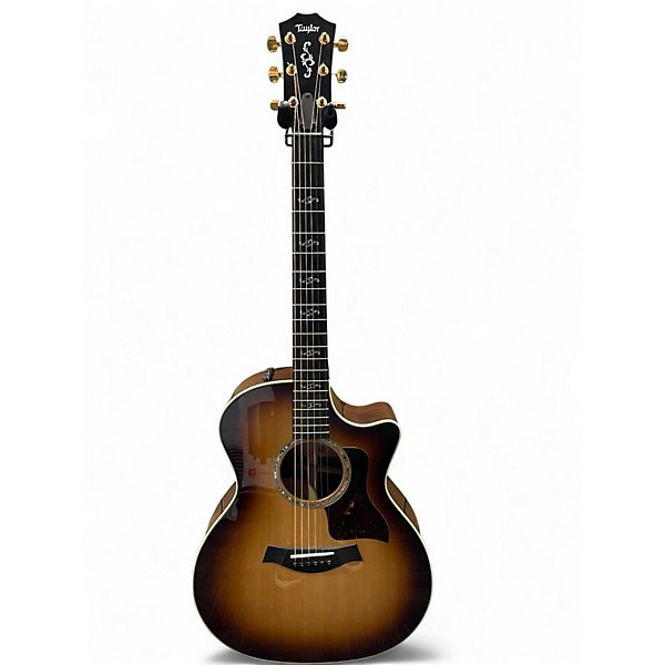 Used Taylor 414CE V-Class Shaded Edge Burst Acoustic Electric Guitar