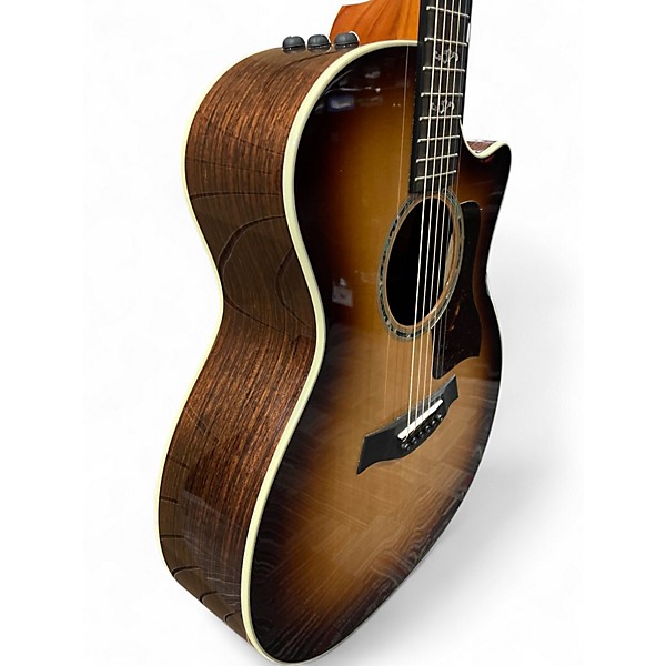 Used Taylor 414CE V-Class Shaded Edge Burst Acoustic Electric Guitar
