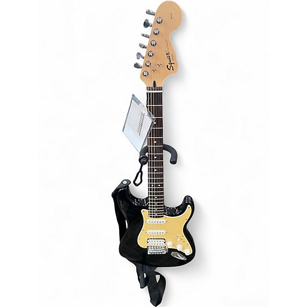 Used Squier Affinity Stratocaster Black Solid Body Electric Guitar