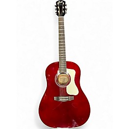 Used Guild DS-240 Wine Red Acoustic Guitar