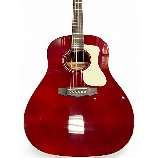 Used Guild DS-240 Wine Red Acoustic Guitar