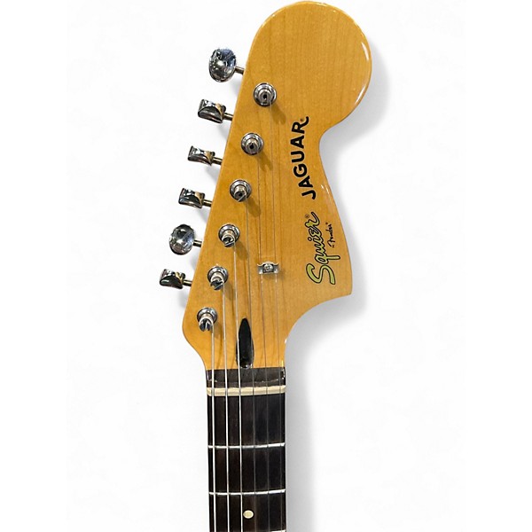 Used Squier Vintage Modified Jaguar Surf Green Solid Body Electric Guitar