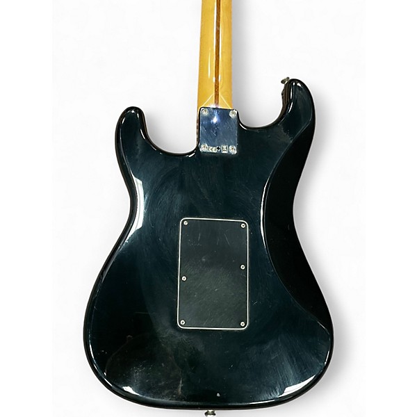 Used 2014 Fender blacktop strat hh floyd rose Black Solid Body Electric Guitar