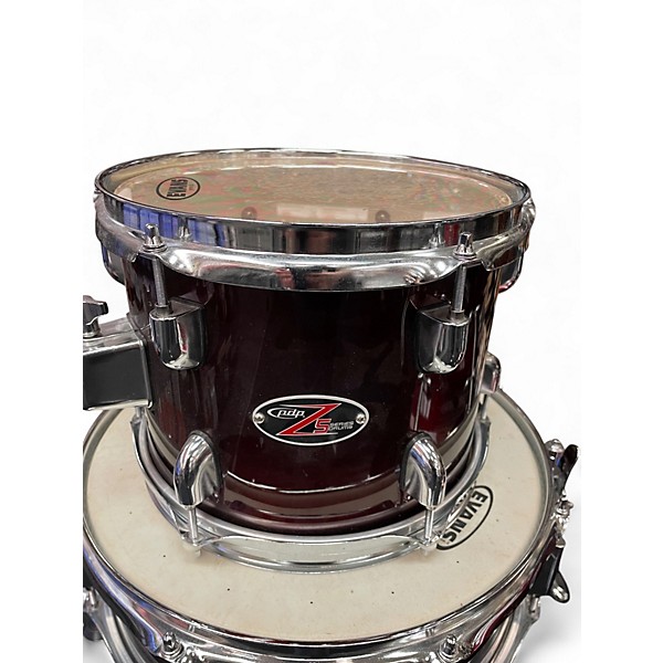 Used PDP by DW 5 Piece Z5 Series Wine Red Sparkle Drum Kit