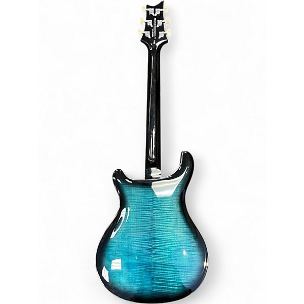 Used PRS SE Hollowbody II Piezo Peacock Blue Hollow Body Electric Guitar