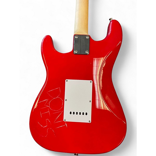 Used ENCORE BLASTER RED Solid Body Electric Guitar