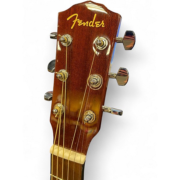 Used Fender CD60-SCE Mahogany Natural Acoustic Electric Guitar