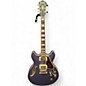 Used Ibanez AS73G Metallic Purple Flat Hollow Body Electric Guitar thumbnail