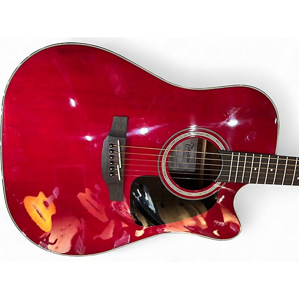 Used Takamine GD30CE RED Acoustic Electric Guitar