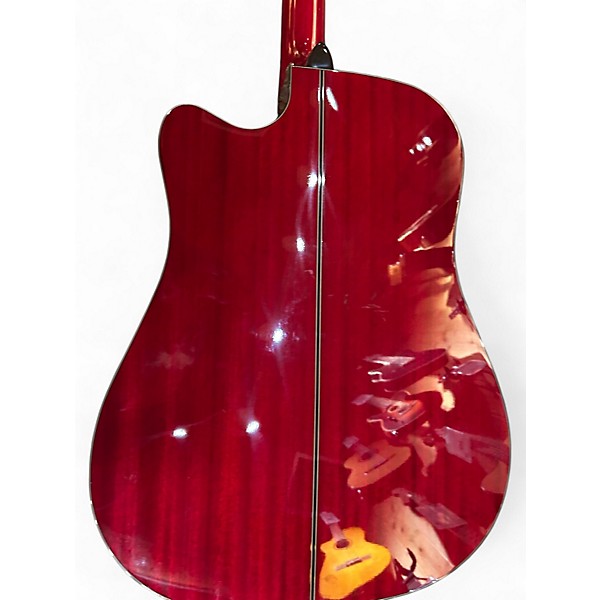 Used Takamine GD30CE RED Acoustic Electric Guitar